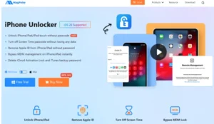 MagFone iPhone Unlocker is a professional tool designed for unlocking iPhones when you forget the password, without requiring advanced knowledge or multiple complicated steps. It removes different types of screen locks, 6-digit passcode, Touch ID, Face ID, and even disabled/unavailable screens.
