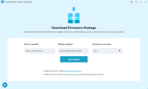 Confirm your device information