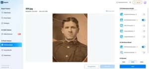 select portrait enhancement model