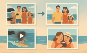  fix damaged family vacation photos
