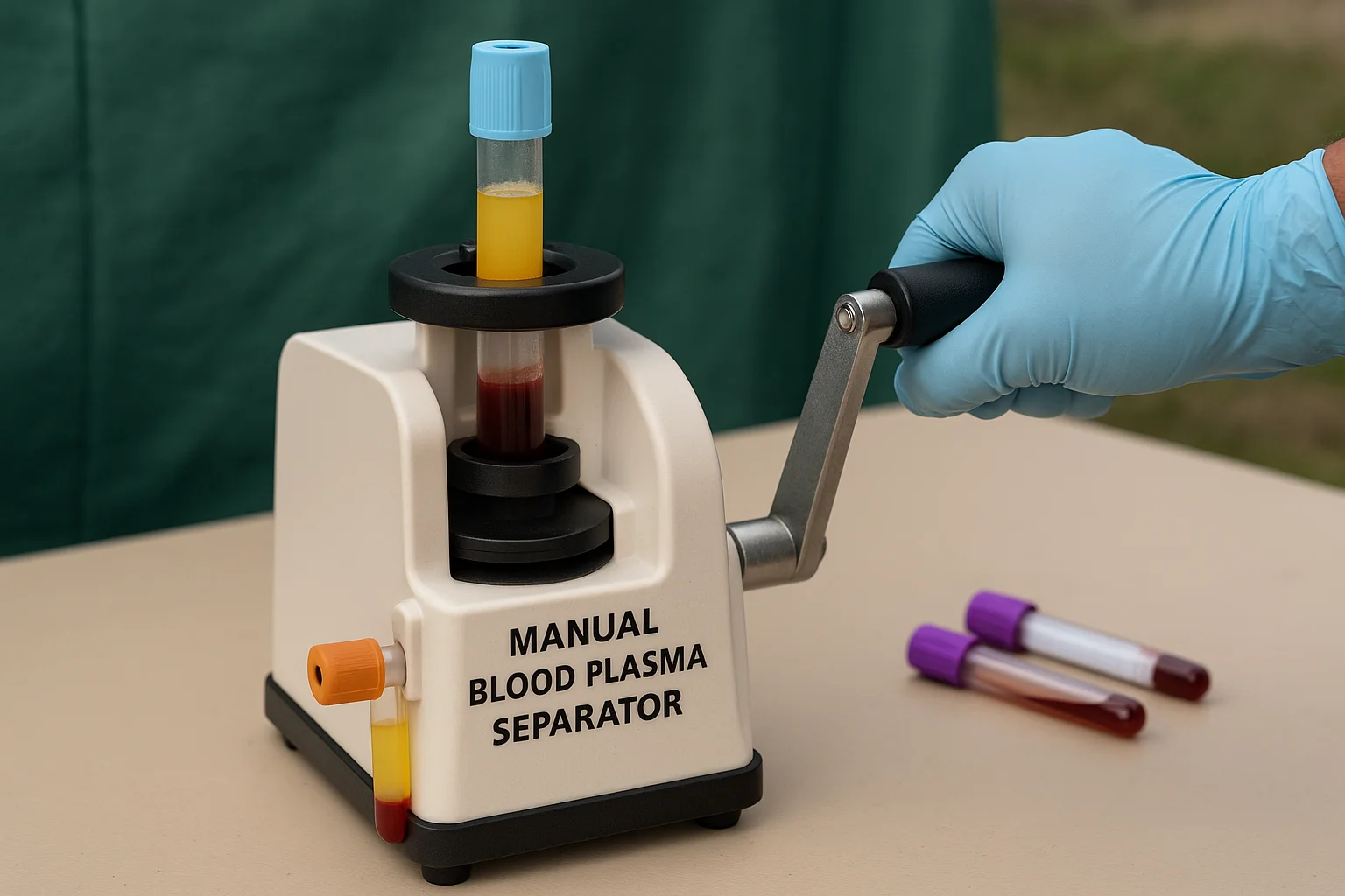 Revolutionizing Blood Processing: The Manual Blood Plasma Separator