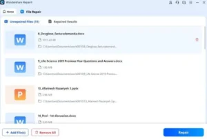 add damaged excel file repairit 