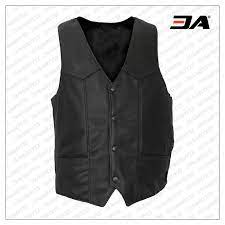Black Leather Vest for Men A Classic Fashion Statement