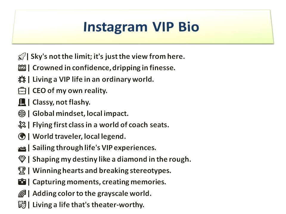 Instagram Vip bio: Attitude & Stylish Bios for Boys and Girls