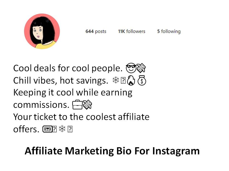 150+ Affiliate Marketing Bio For Instagram