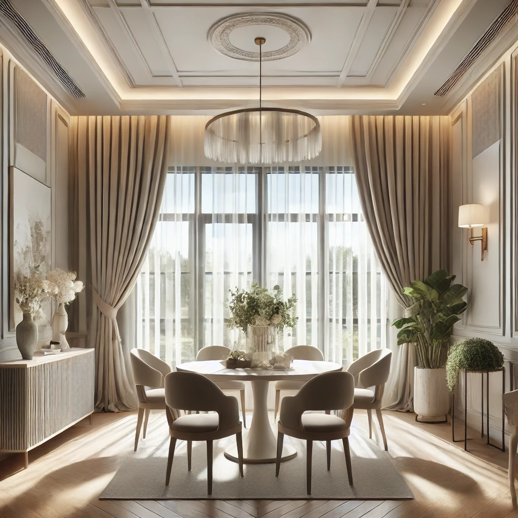 Dining Room Window Treatments: Balancing Elegance and Functionality