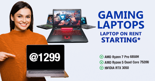 Rent Gaming Laptop with Guaranteed Best Rates and Flexible Rental Options