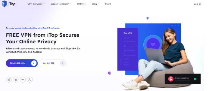 Access Any Business Platform Worldwide with iTop VPN