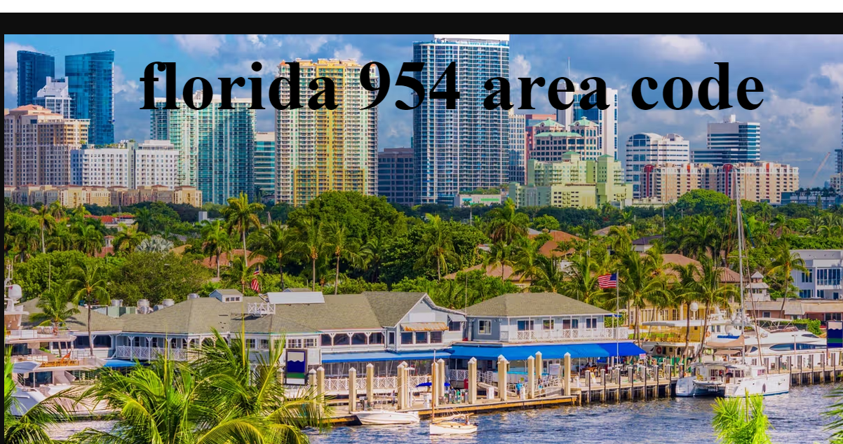 florida 954 area code: Everything You Need to Know