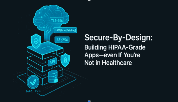 Secure-By-Design: Building HIPAA-Grade Apps Even If You’re Not in Healthcare