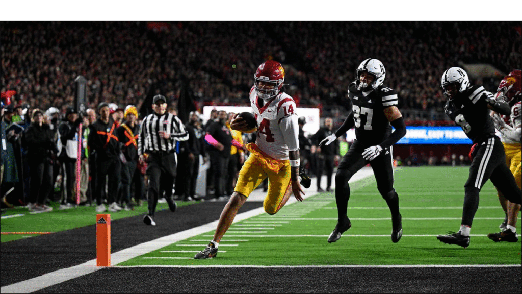 usc trojans football vs nebraska cornhuskers football match player stats