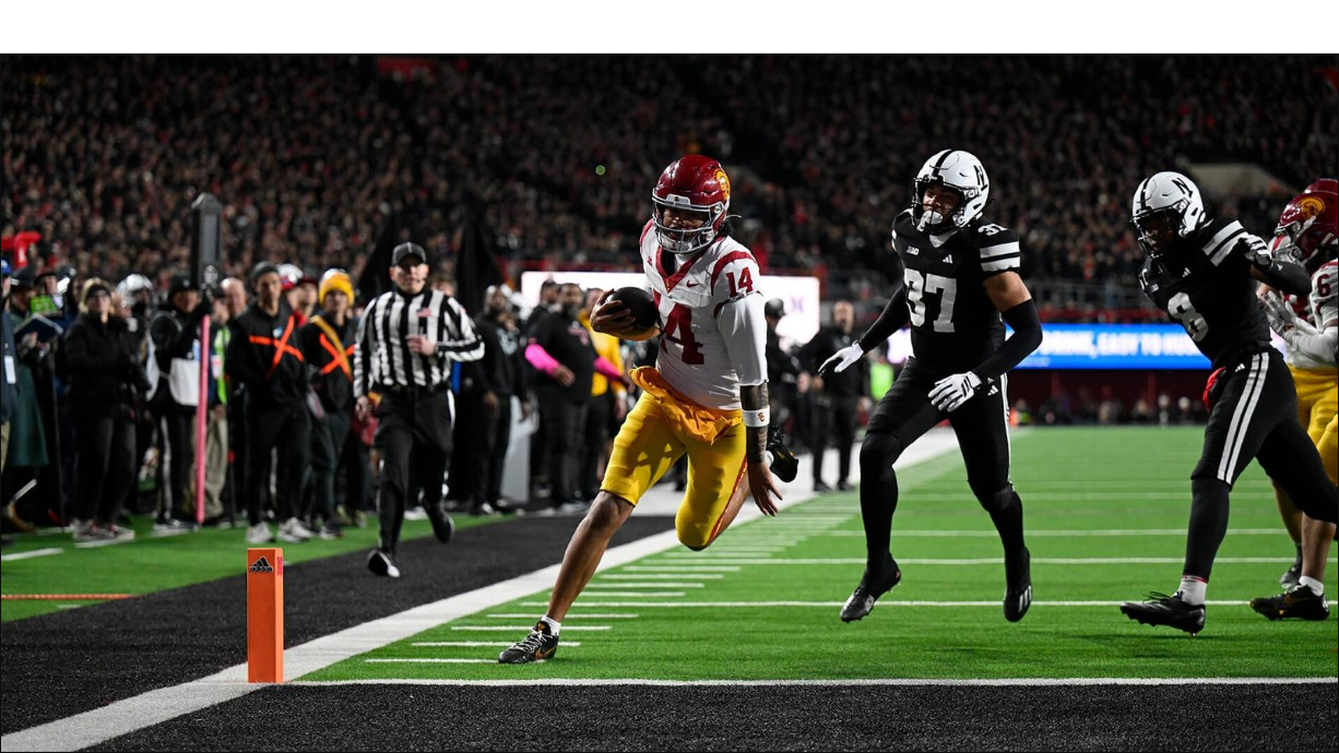 usc trojans football vs nebraska cornhuskers football match player stats