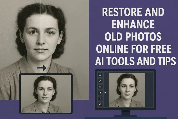 Restore and Enhance Old Photos Online for Free: AI Tools and Tips