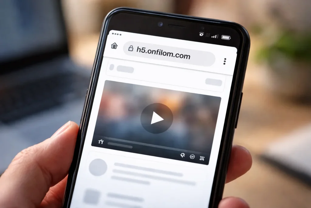 h5.onfilom.com: What It Is, Why It Appears, and How Users Should Treat It