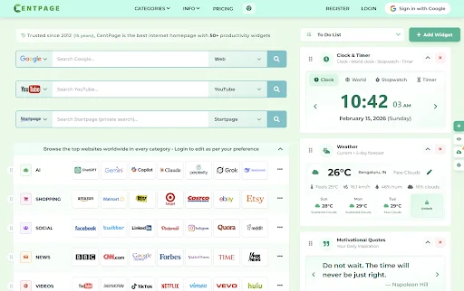 Step by Step Guide to Designing a Personalized Internet Homepage