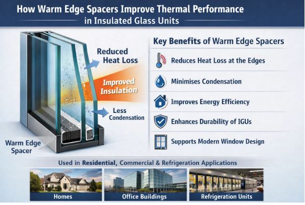 How Warm Edge Spacers Improve Thermal Performance in Insulated Glass Units