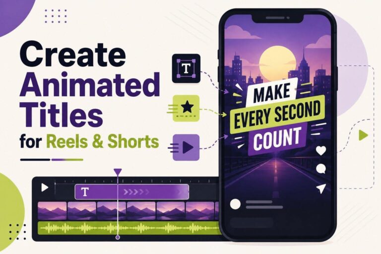 guide to create animated titles